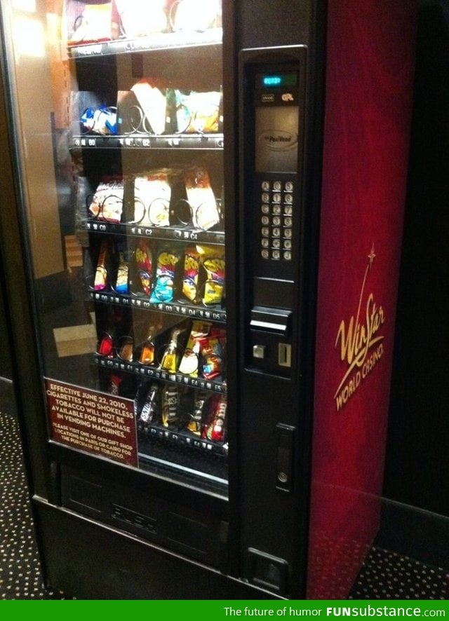 The only machine at the casino where I actually won something