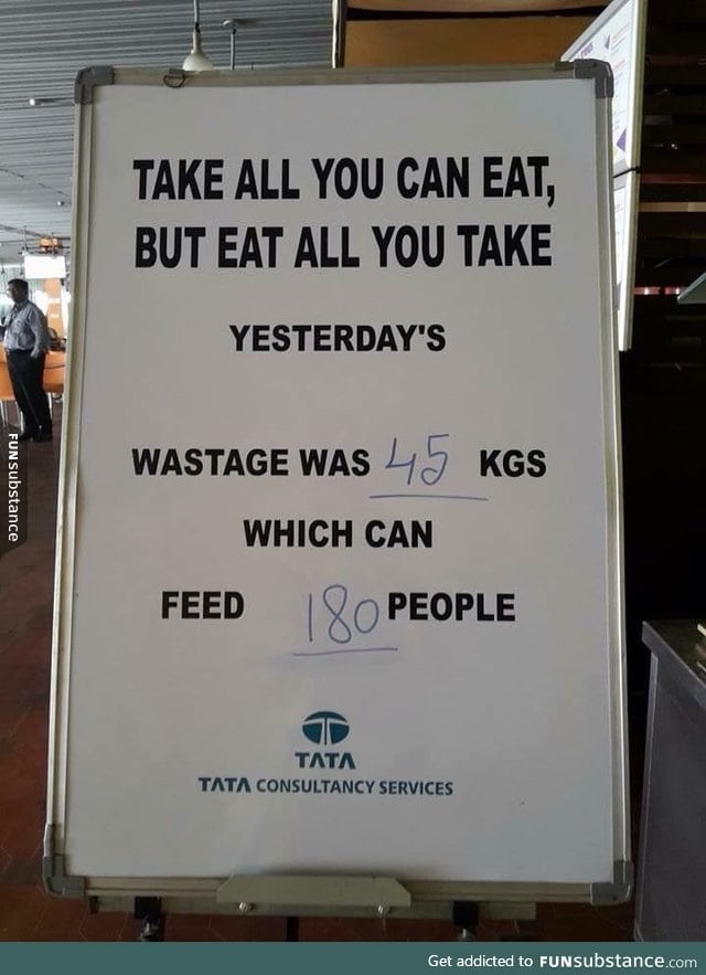 A buffet restaurant's sign