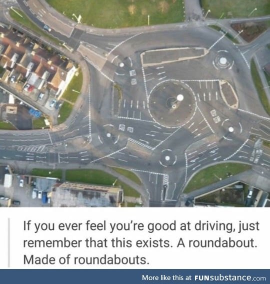 That's not a roundabout, it's a demon portal.
