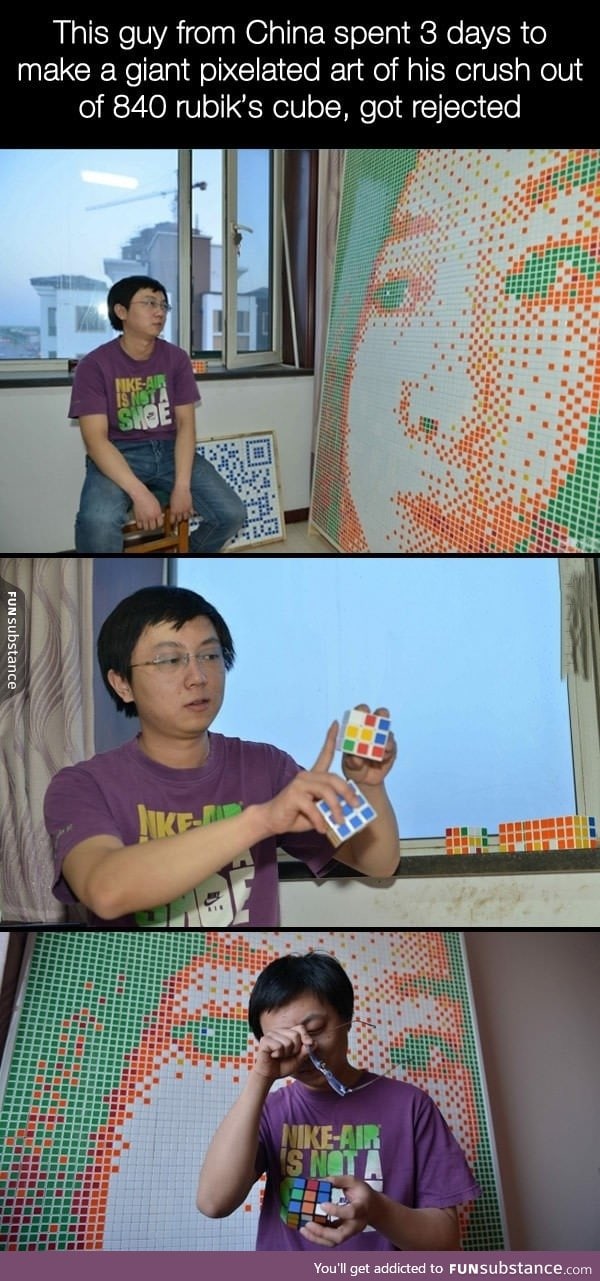 Don't be sad, you still have 840 rukib's cube with you