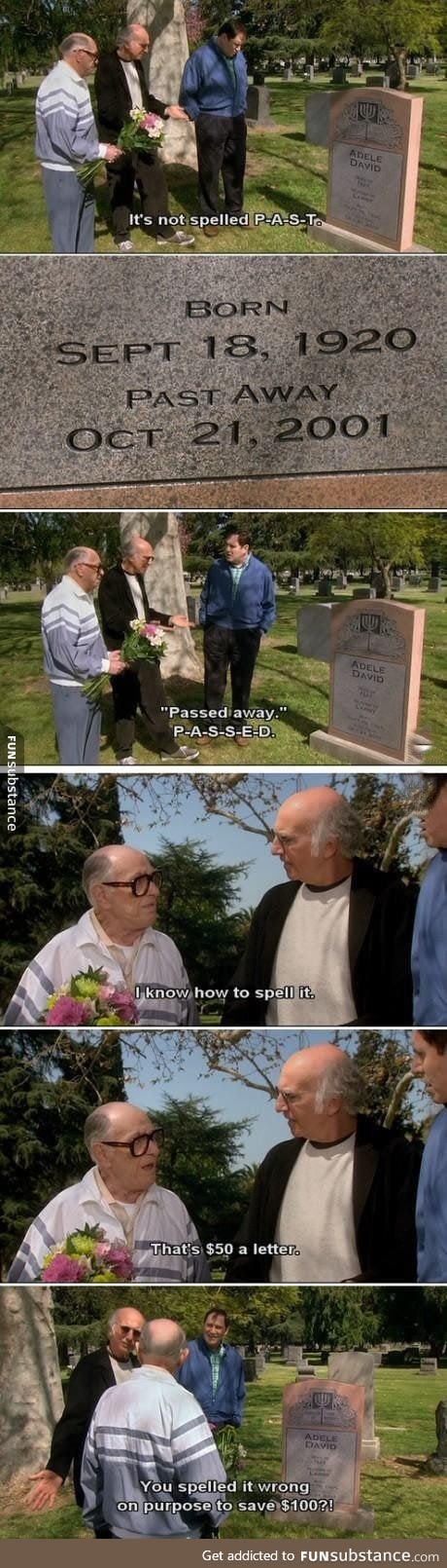 I love this show [Curb Your Enthusiasm]