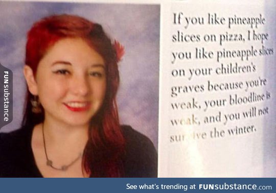 If you like pineapples on your pizza