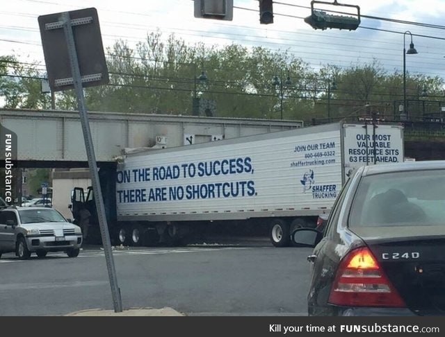 On the road to success