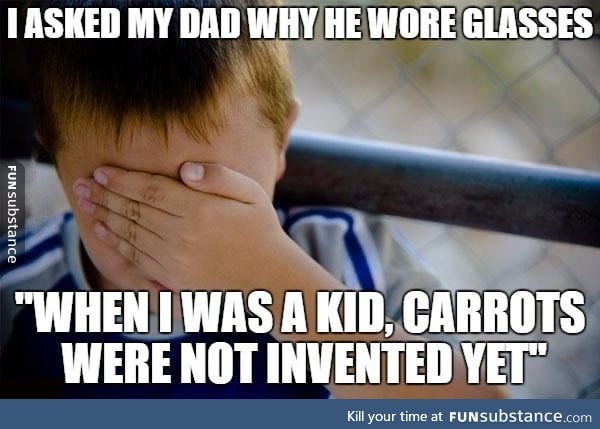 How my dad convinced 5yo me to eat carrots