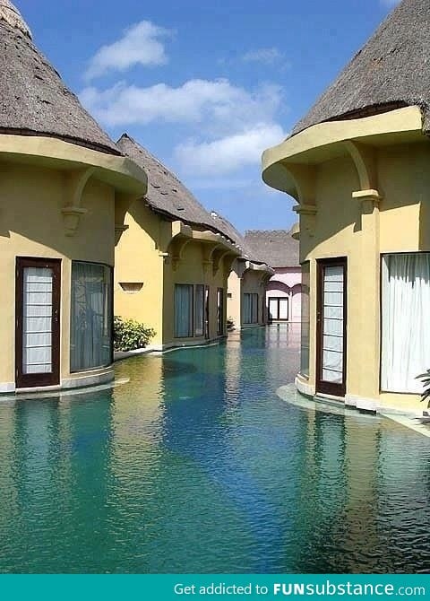 Balinese swim resort