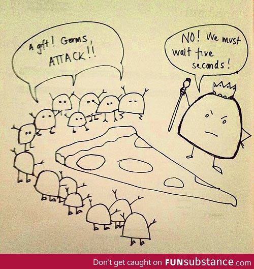 The 5 second rule