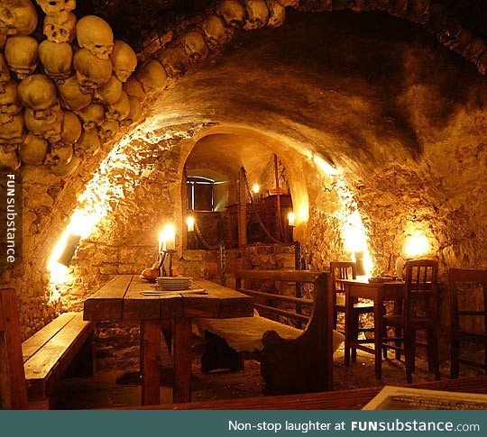 Amazing medieval tavern in prague