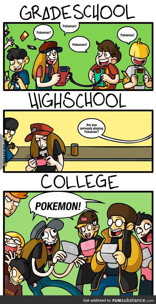 Playing pokemon