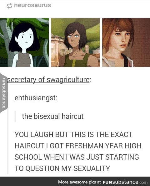 It's actually a really cute haircut tho