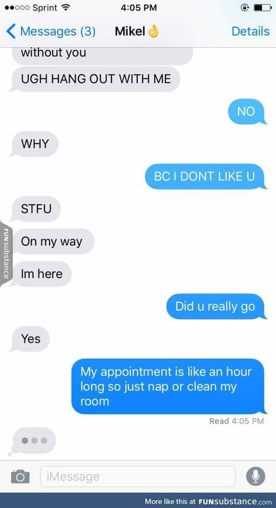 Best Friends be like.