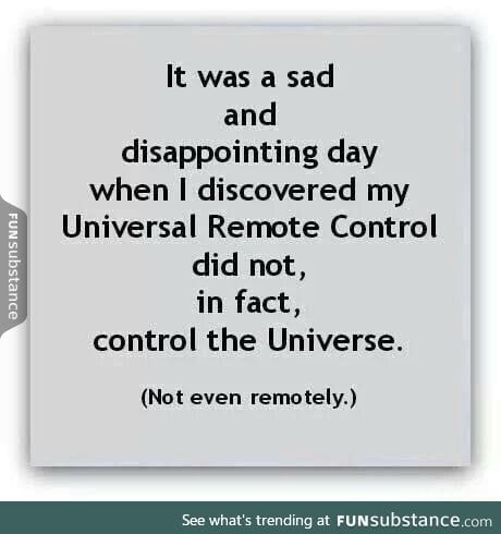 Universal remote control