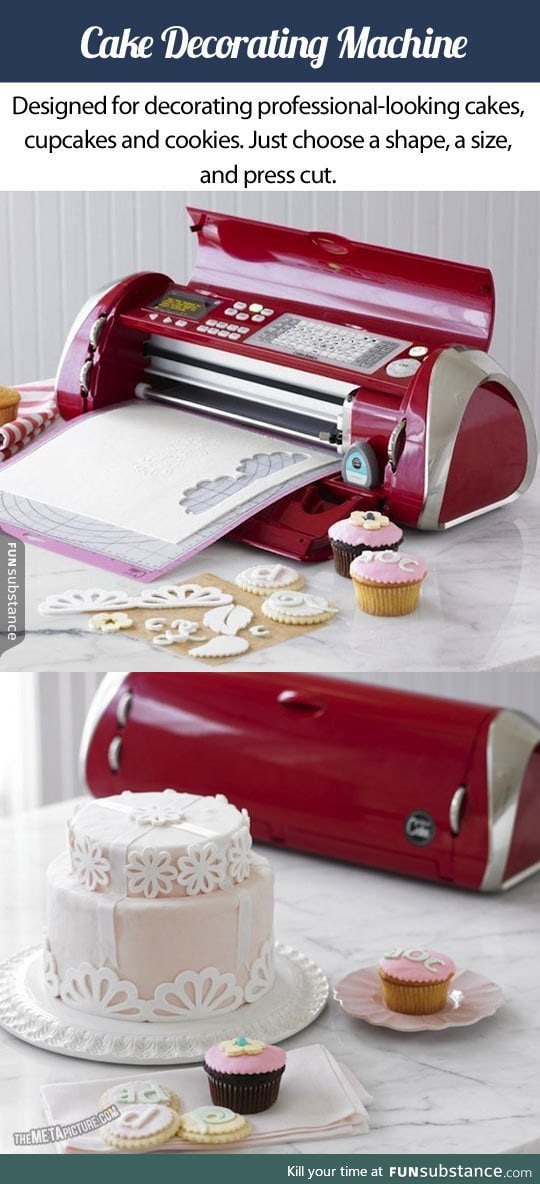 A printer for decorating cakes