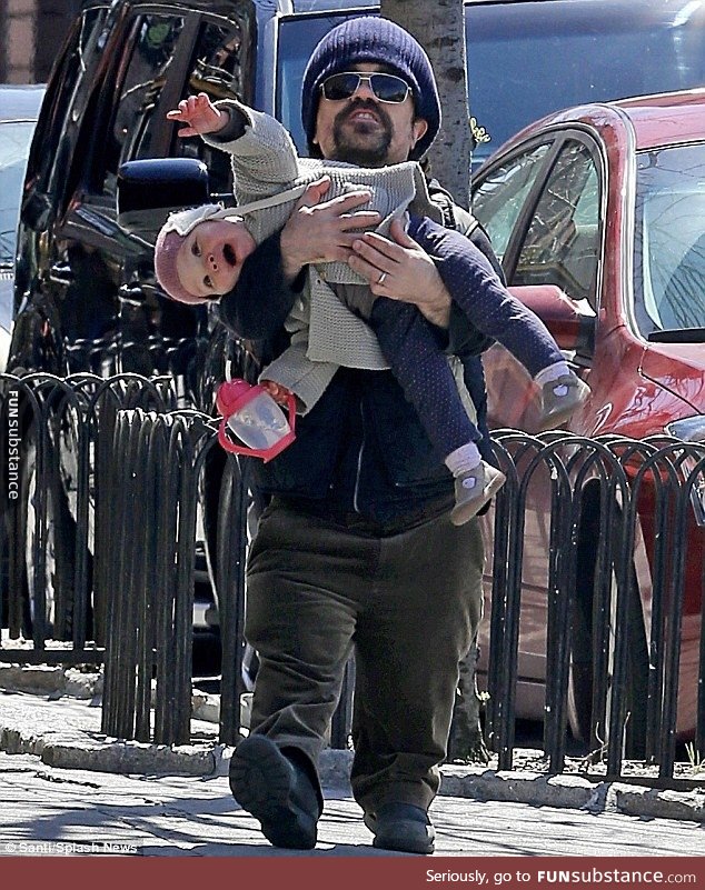 Peter Dinklage and his baby
