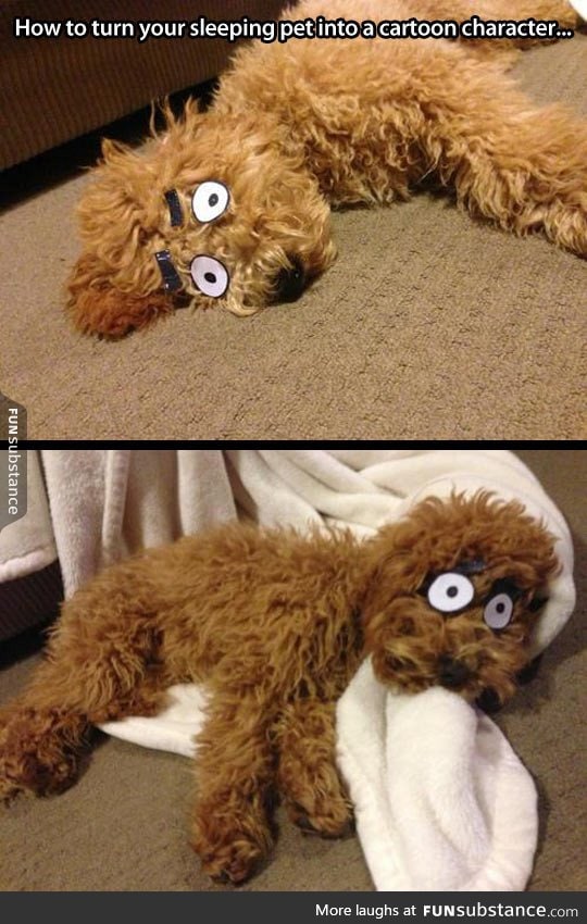 Cartoon character dog