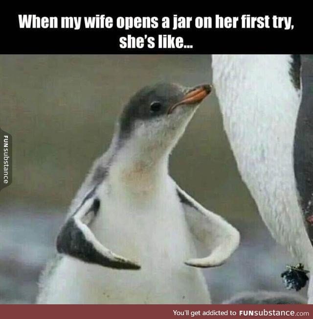 Opening a jar
