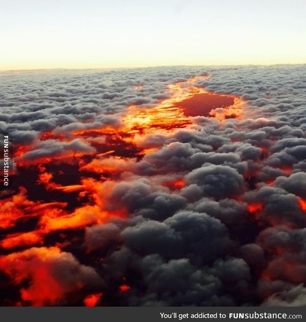 36,000 feet, somewhere over Australia
