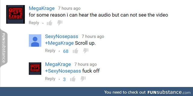 Sometimes youtube comments are worth looking at