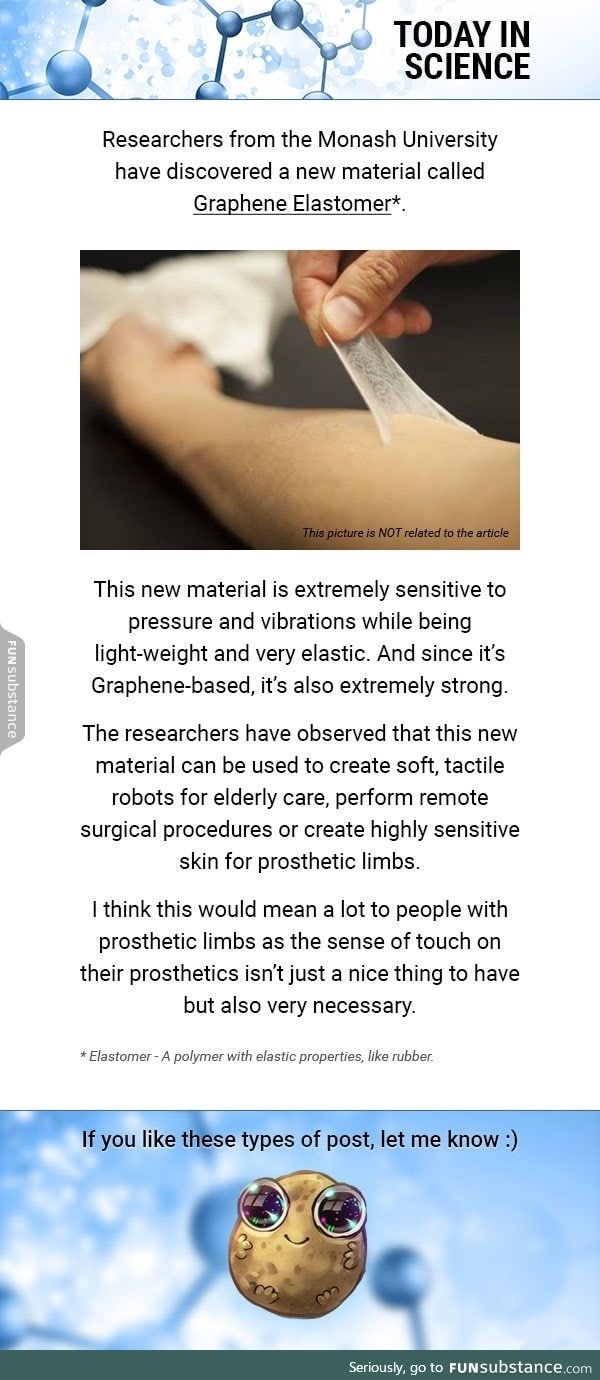 Today in Science: Graphene Elastomer