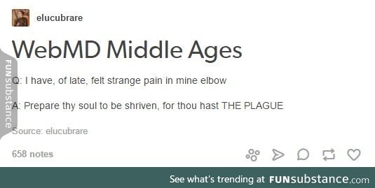 Webmd during the middle ages