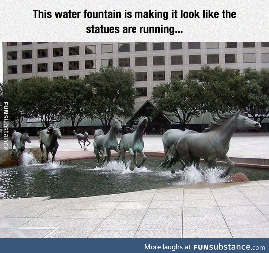 Epic water fountain