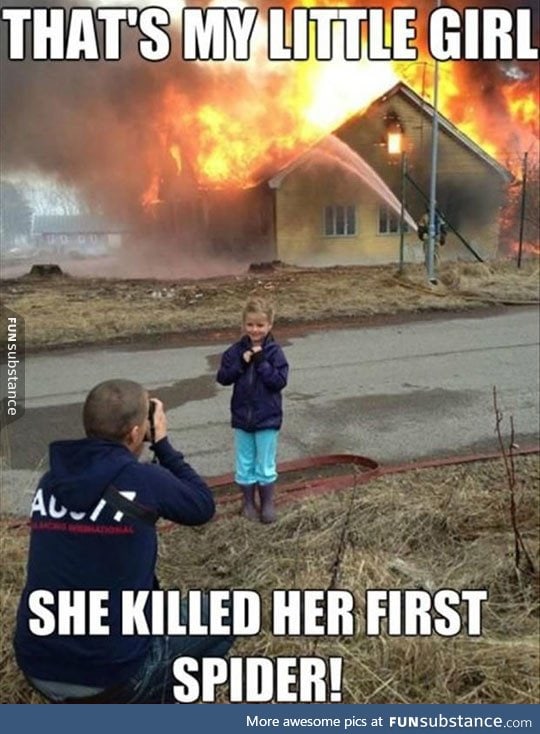 That's my little girl!