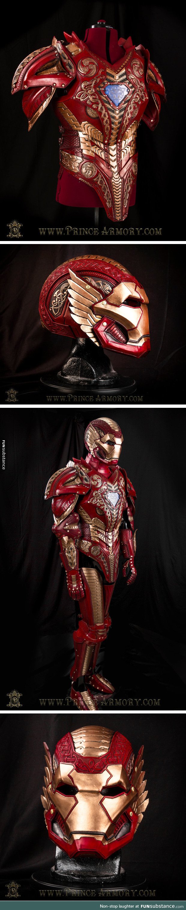 Asgardian iron man armor