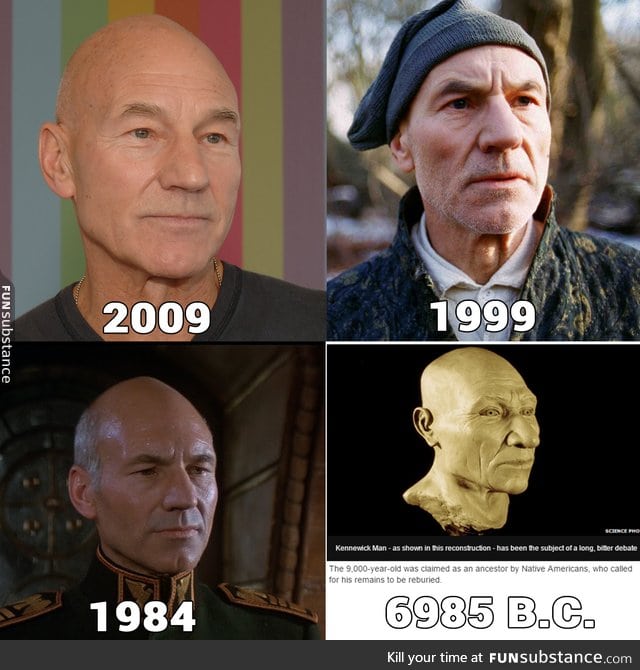 Further proof of Patrick Stewart's immortality