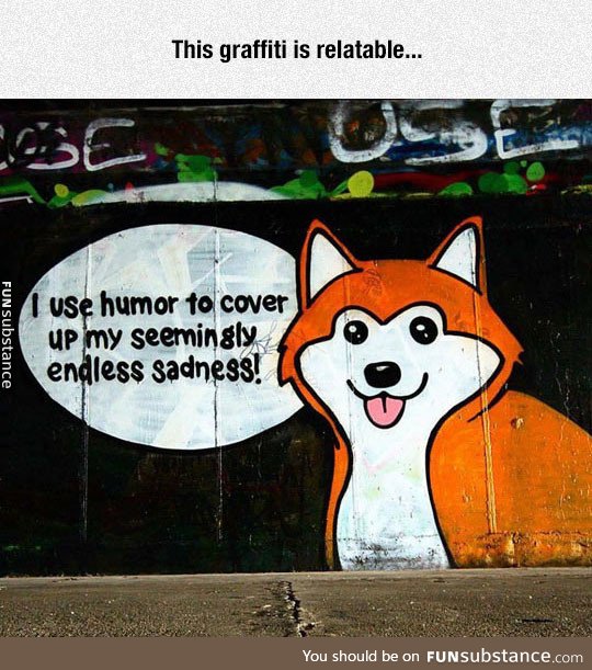 Relatable graffiti