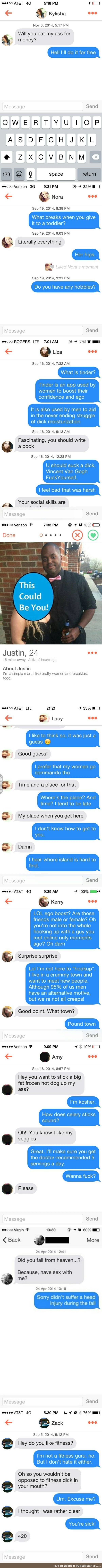 Tinder dump
