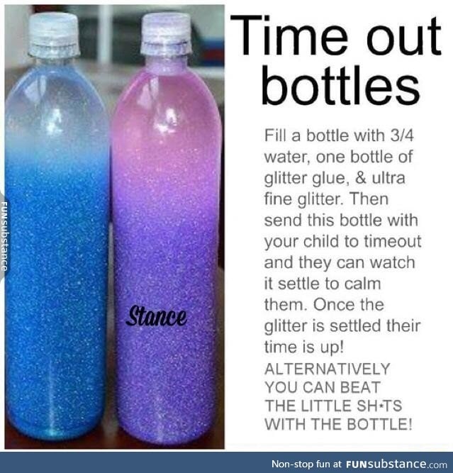 Time out bottles