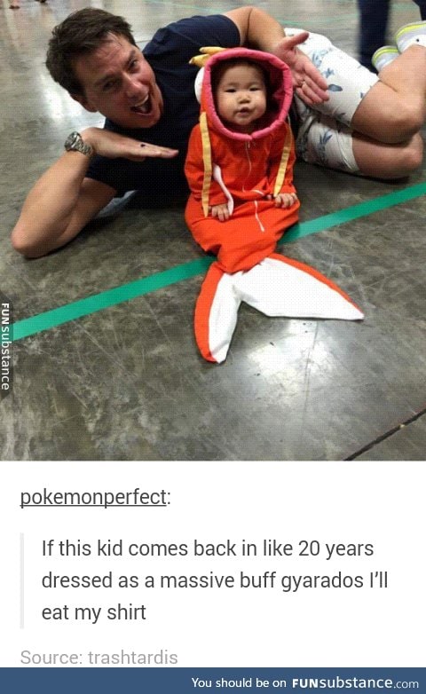 That magikarp is adorable!