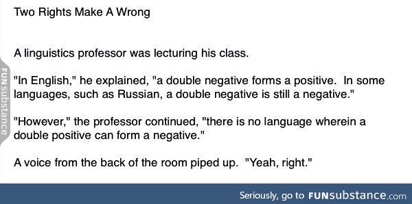 Best linguistics joke I could find