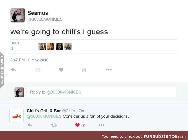 Chili's approves