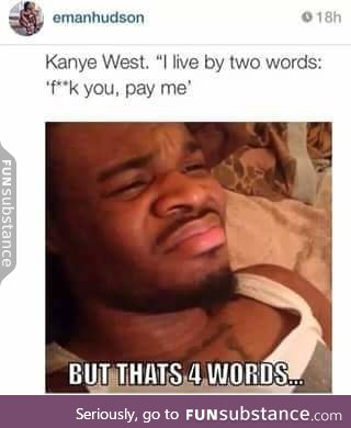 That's 4 words