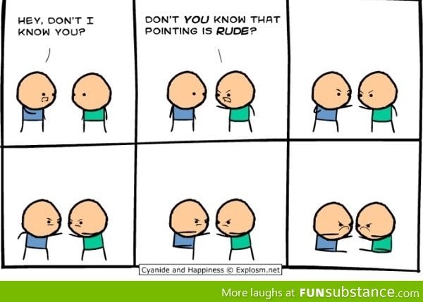 Pointing is rude