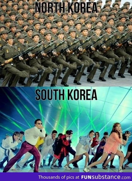 North Korea vs South Korea