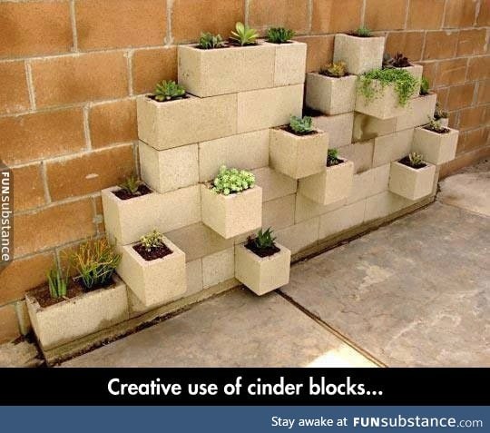 How to properly use cinder blocks