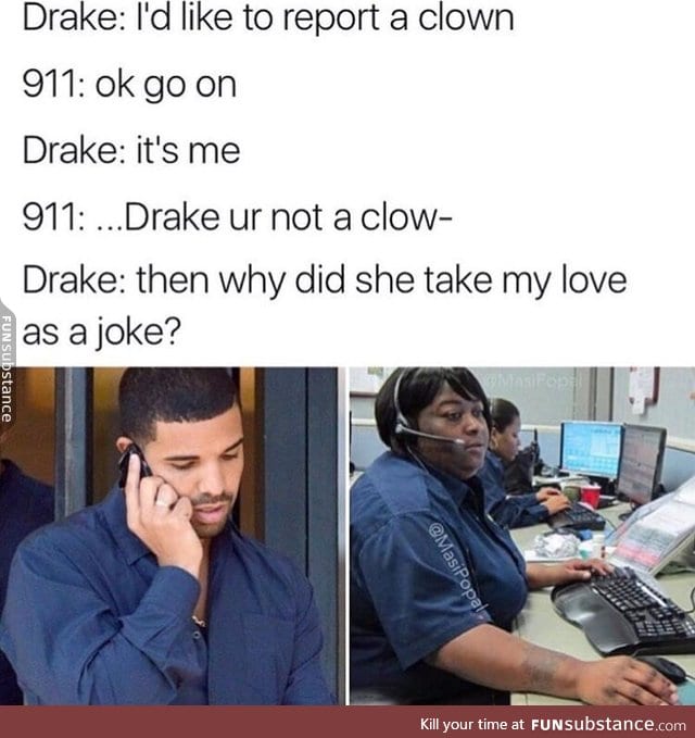 Poor Drake :(