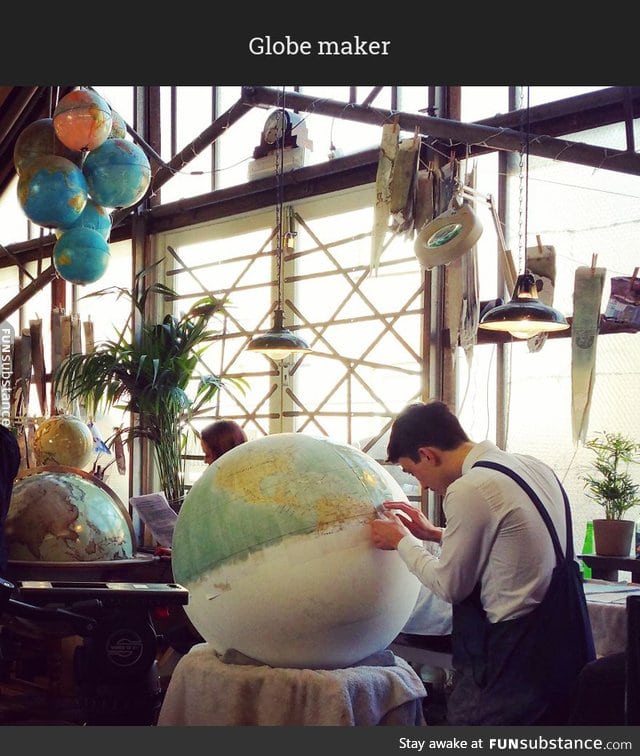 This is how they make globes