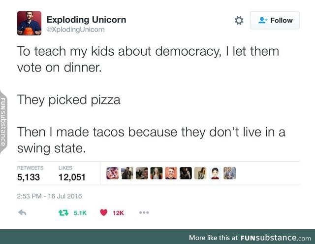 ''don't boo vote .''