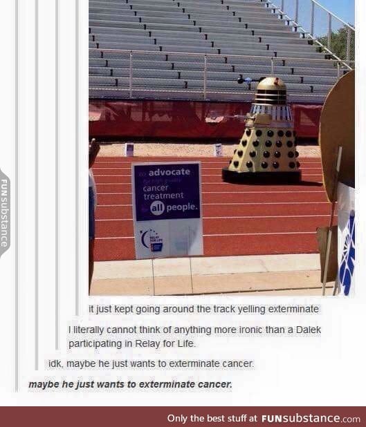 A Dalek with a cause