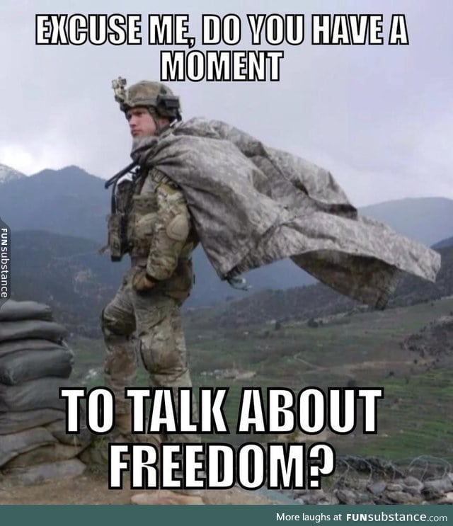 Freedom man