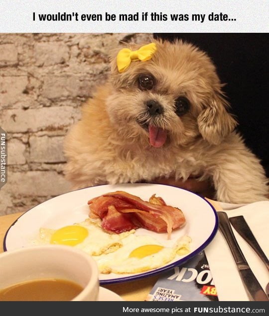 Bacon and eggs is the perfect date