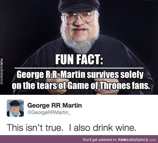 George R.R. Martin diet