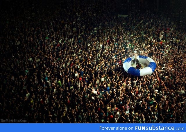 Rammstein: Crowd surfing done right