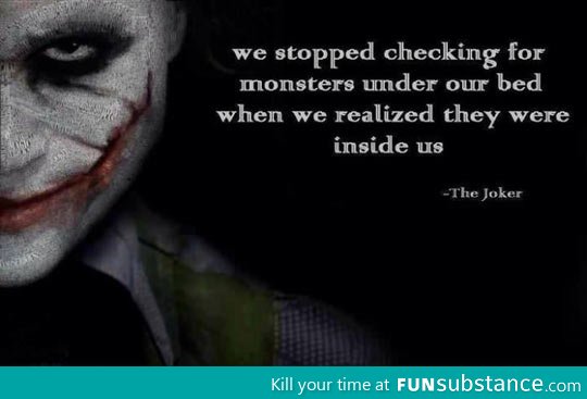 Joker's deep words