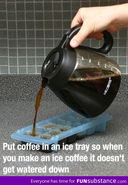 Ice coffee tip
