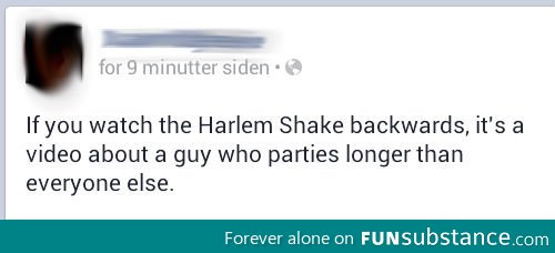 Harlem shake backwards
