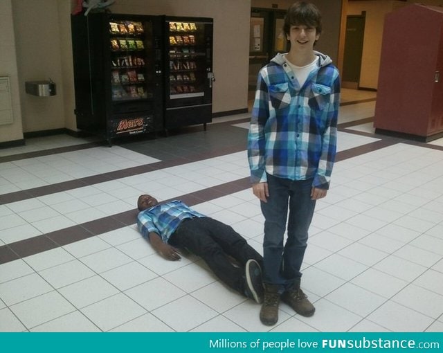 An old Haloween picture. He was my shadow