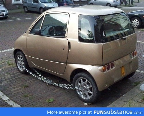 Ghetto anti-theft tactic